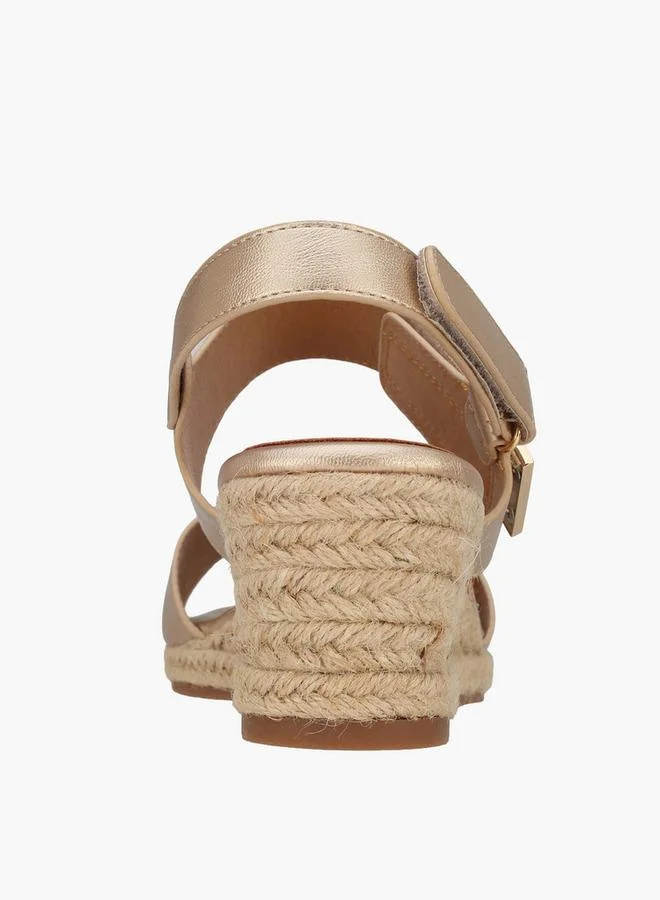 Peppermint GOLD Women Back Strap Espadrilles for Women | Best Price UAE
