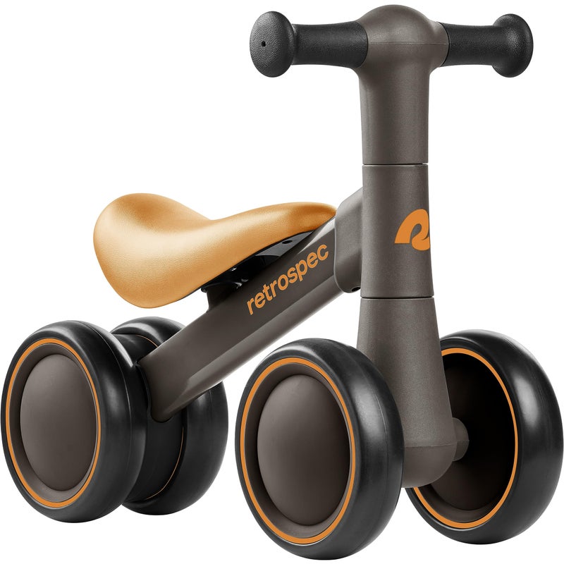 Retrospec Cricket Baby Walker Balance Bike with 4 Wheels for Ages 12-24 Months - Toddler Bicycle Toy for 1 Year Oldâ€™s - Ride On Toys for Boys & Girls - Image 1