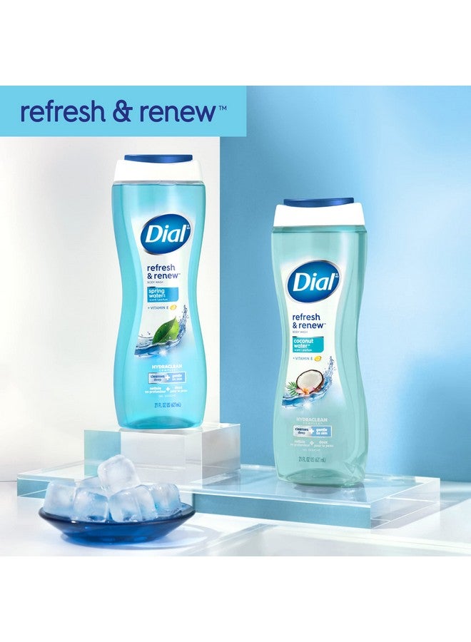 Dial Body Wash Refresh & Renew Spring Water 16 Fl Oz Pack Of 4 - Image 5