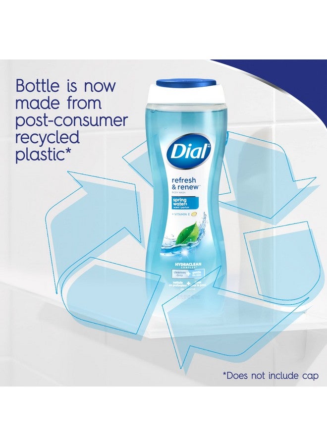 Dial Body Wash Refresh & Renew Spring Water 16 Fl Oz Pack Of 4 - Image 4