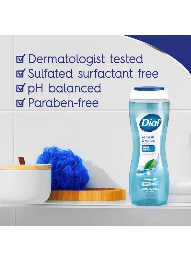 Dial Body Wash Refresh & Renew Spring Water 16 Fl Oz Pack Of 4 - Image 2