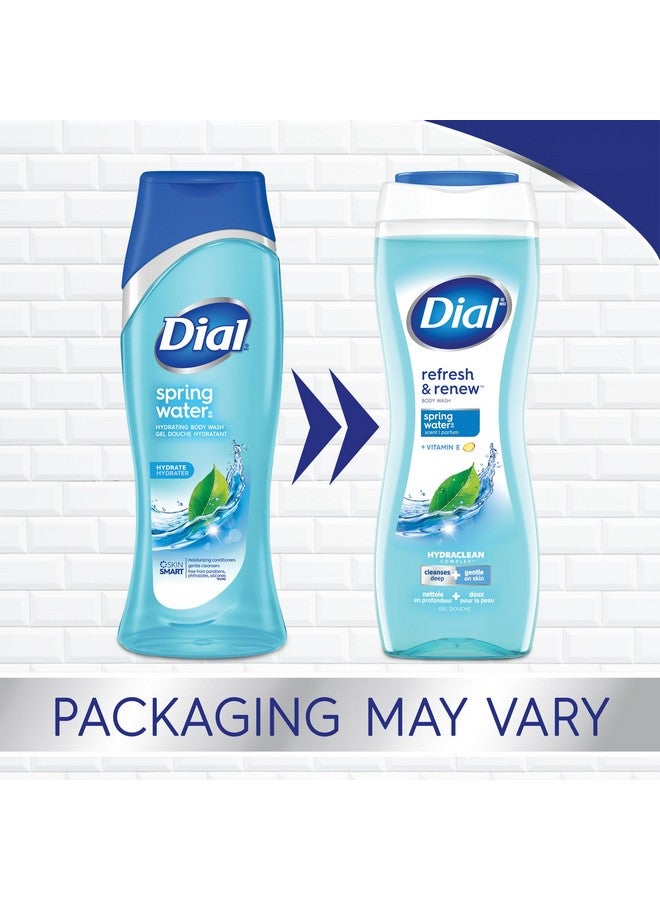 Dial Body Wash Refresh & Renew Spring Water 16 Fl Oz Pack Of 4 - Image 3
