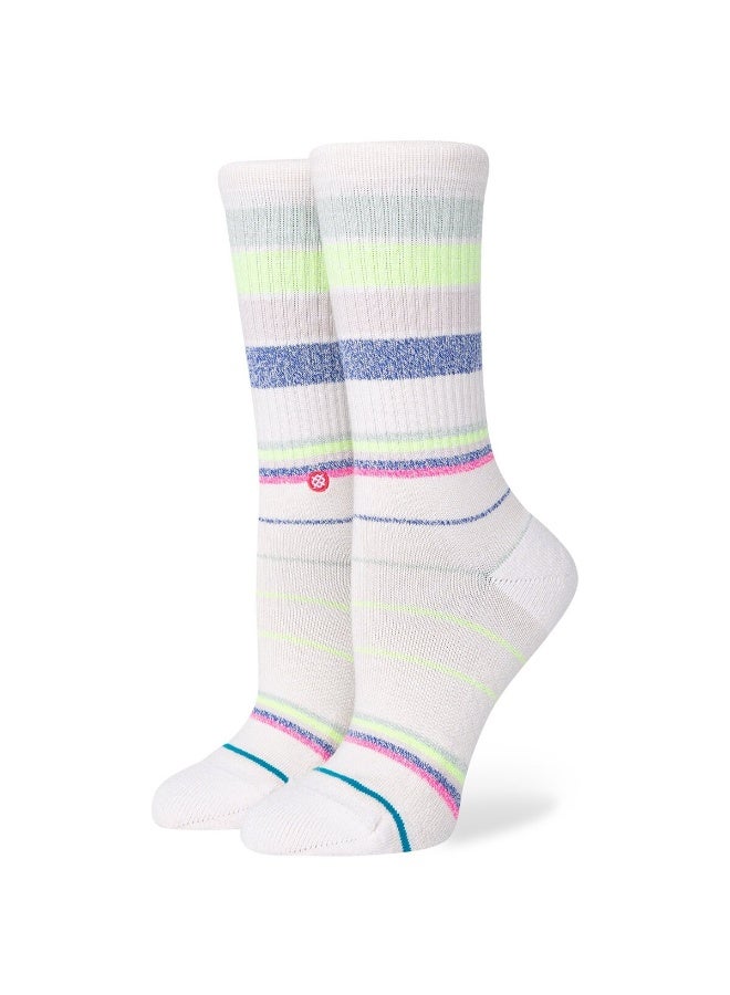 Stance Socks Happy Thoughts Crew Off White