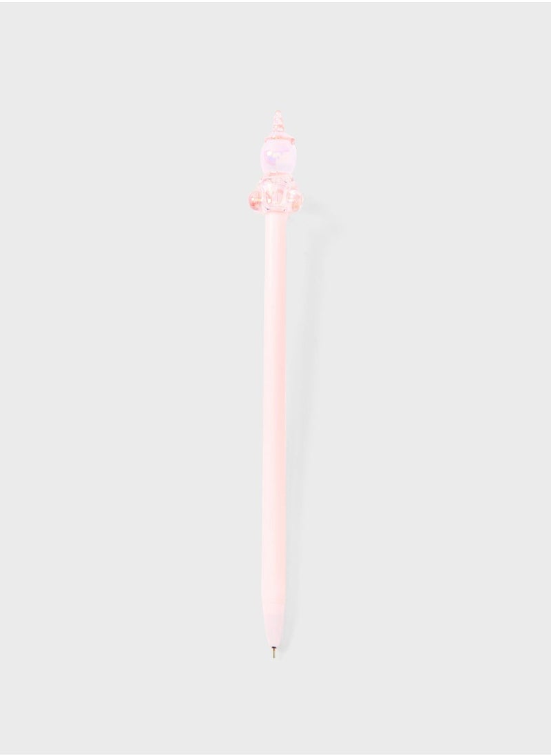Claires - Crystal Unicorn Topper Pen - Image 1