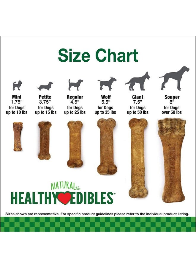 Nylabone Healthy Edibles Natural Dog Chews Long Lasting Roast Beef & Chicken Flavor Treats for Dogs, X-Large/Souper (4 Count) - Image 5