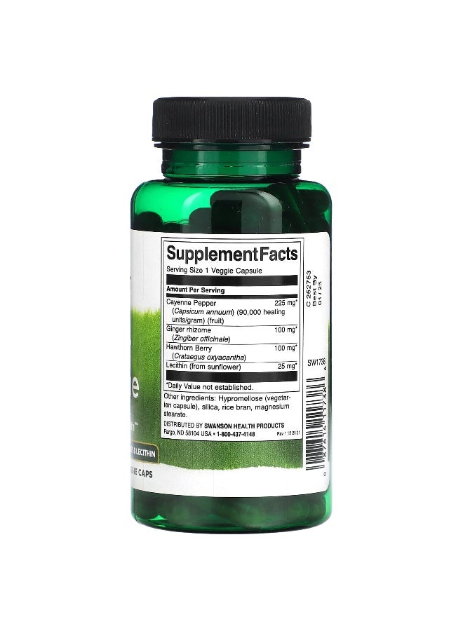 SWANSON سوانسون، كايين سوبر، 100 كبسولة نباتية - Image 2