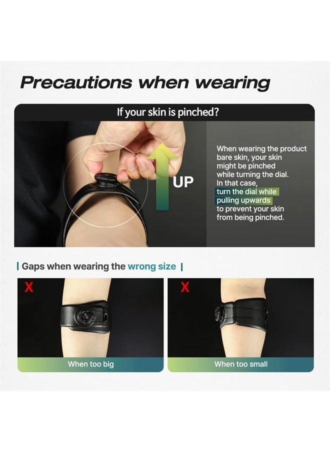 Sozo Boa Micro Adjustable Elbow Brace/Support for Tendonitis, Tennis Elbow, Golfer's Elbow, Pain Relief and Injury (Large)  - Image 4