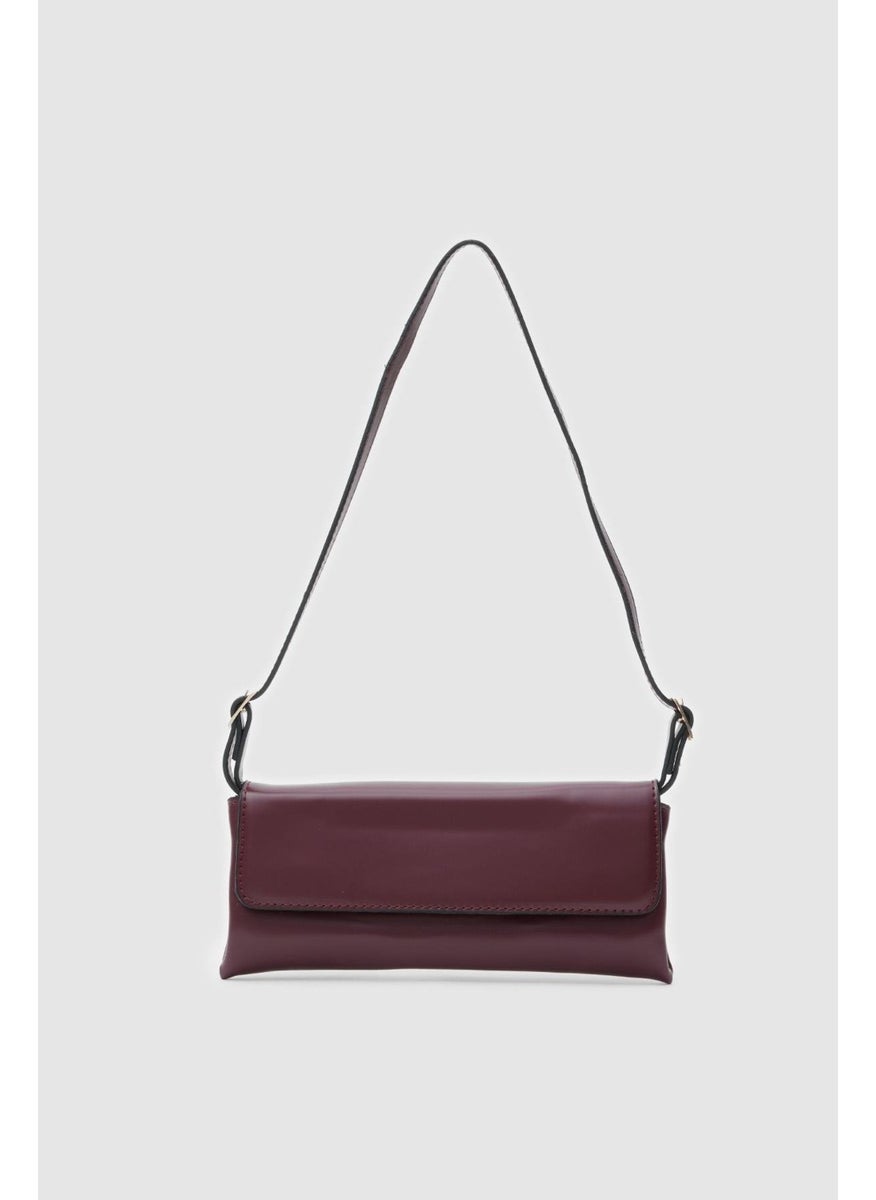 Shule Bags Abel Claret Red Baguette Bag  - Image 1