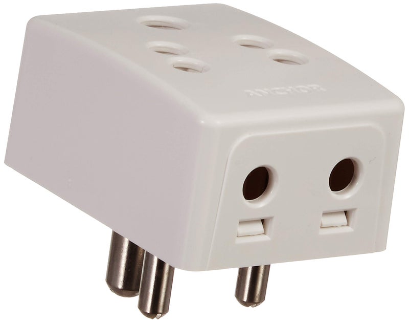 Anchor by Panasonic 6A 3 Pin Plug Deluxe Multi 240V (White, Pack of 2) - Image 3