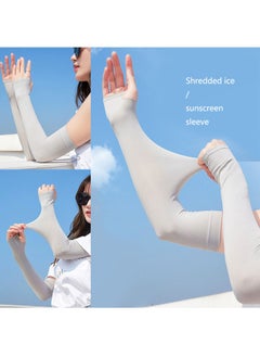 KUAZIVI 3Pairs UV Sun Protection Arm Cover Outdoor Arm Sleeves For Women Men  - Image 3