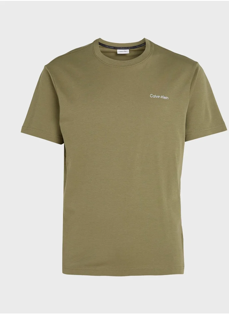 CALVIN KLEIN Logo Crew Neck T-Shirt