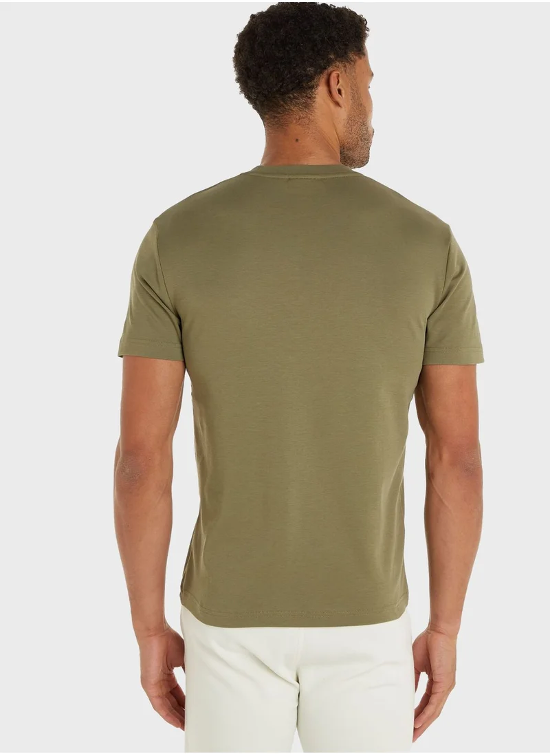 CALVIN KLEIN Logo Crew Neck T-Shirt