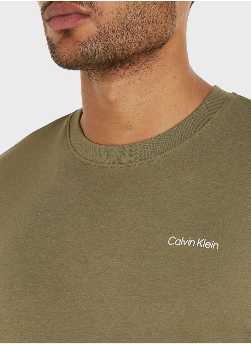 CALVIN KLEIN Logo Crew Neck T-Shirt