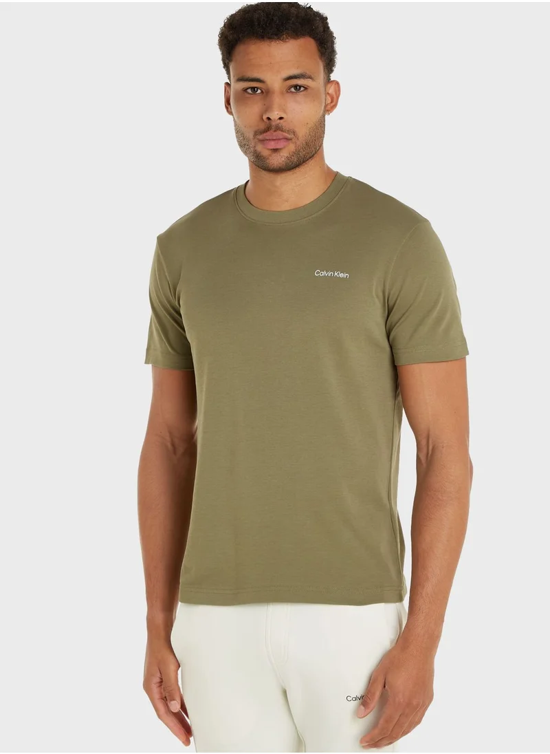 CALVIN KLEIN Logo Crew Neck T-Shirt