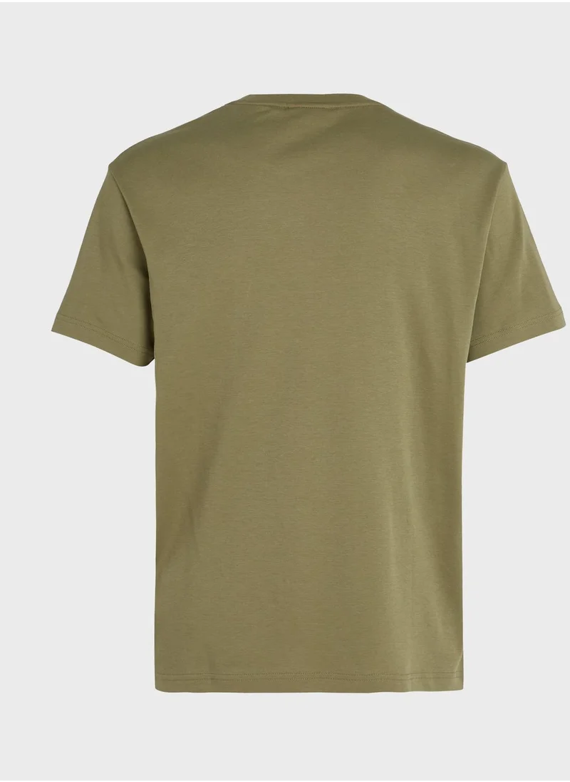 CALVIN KLEIN Logo Crew Neck T-Shirt