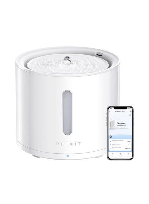 Eversweet Solo 2 Cat Water Fountain With Wireless Pump, Ultra Quiet 70Oz/2L Pet Water Fountain For Cats And Dogs Inside, 3 Working Modes, Visualization Window, App Control