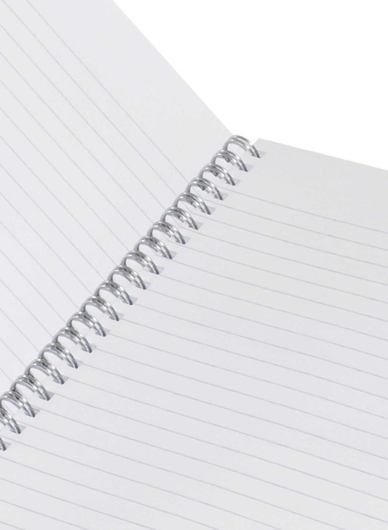 FIS LIGHT Pack of 10  Spiral Soft Cover Notebook, Single Line , 10X8 Inches (25.4 X 20.32 Cm) 100 Sheets -LINB1081607S - Image 3