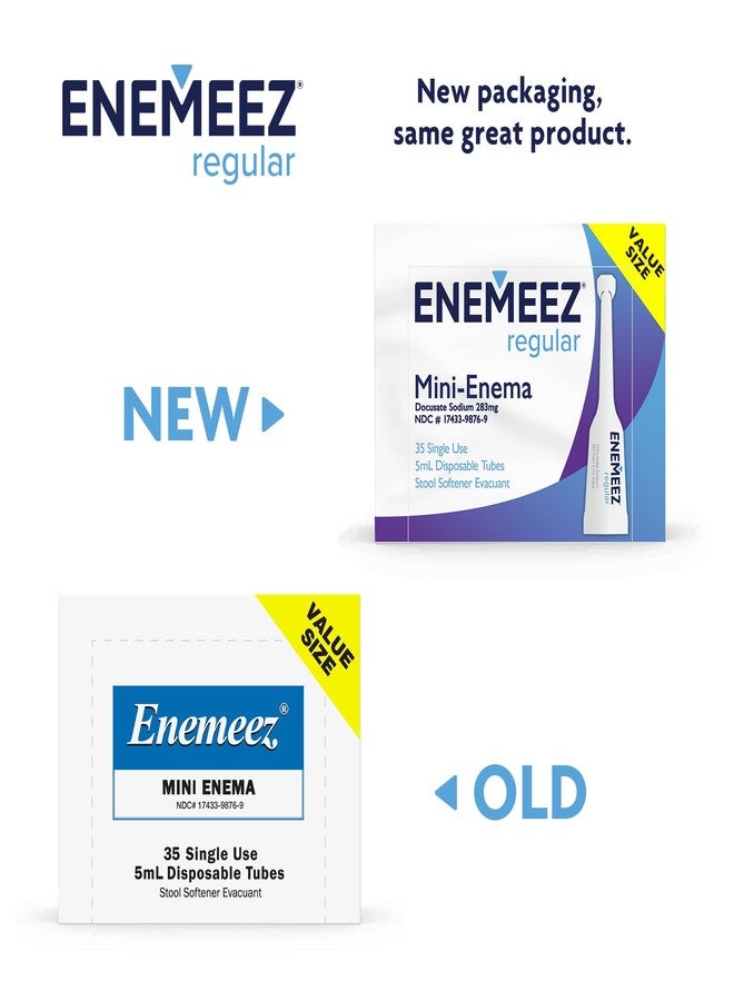 Enemeez Plus Enemeez 283mg Docusate Sodium Mini Enemas/Stool Softeners - Constipation Relief for Adults, 35 Count - Image 3