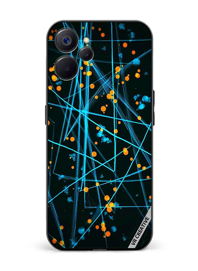 VR CREATIVE Protective Case Cover For Realme 10 5G Lasers Design Multicolour - Image 1