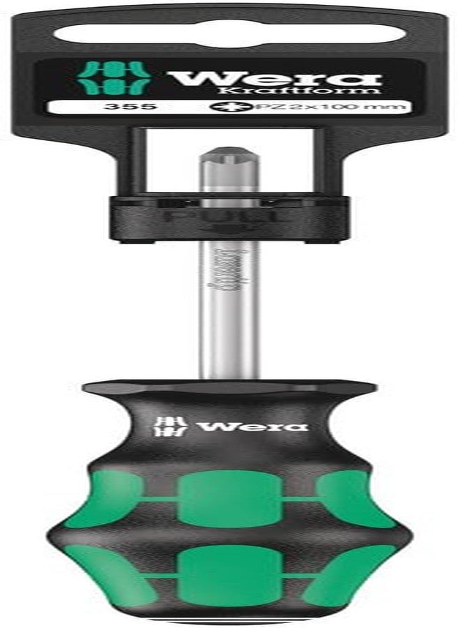 Wera 355 PZ 2 X 100 MM Hang-TAG for POZIDRIV Screws - Image 1