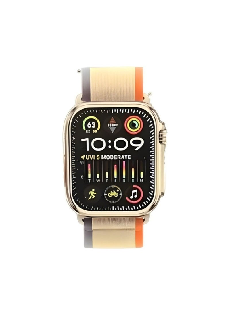 X-Inova - Top Tier X-Inova Germany X10 ULTRA 2 (2 Pairs Band,Space Aluminium Case,49mm)_Bluetooth 5.2_Orange - Image 1