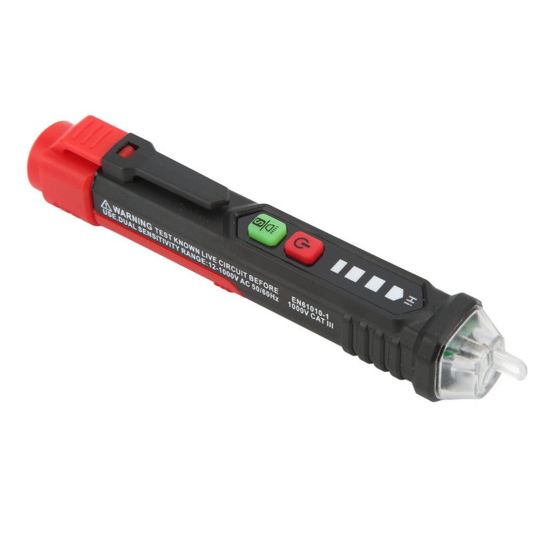 Voltage Tester Pen: 12-250V Non-Contact, Intelligent Identification, Anti-Interference Technology - Accurate Breakpoint Search, Live Wire Alarm with Buzzer & Light for Home Circuit Detection & Electri - Image 1