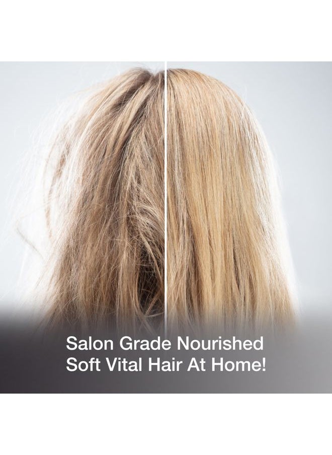 Vitamins Hair Cosmetics - Keratin Leave In Conditioner Moisturizer - Thin to Normal Hair Care Moisturizing Hydrating Detangler Cream for Dry Damaged Hair - Image 1