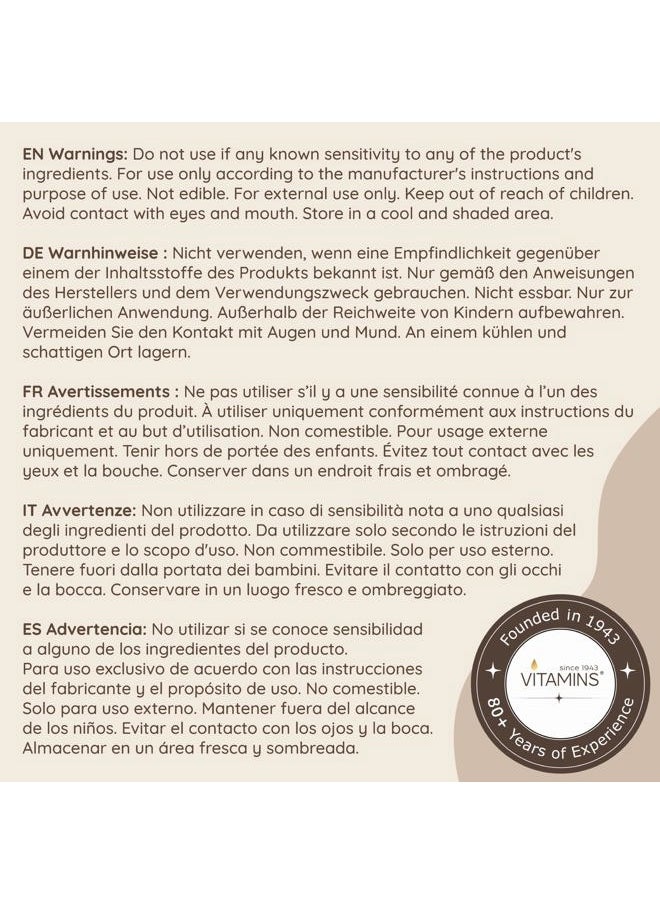 Vitamins Hair Cosmetics - Keratin Leave In Conditioner Moisturizer - Thin to Normal Hair Care Moisturizing Hydrating Detangler Cream for Dry Damaged Hair - Image 1