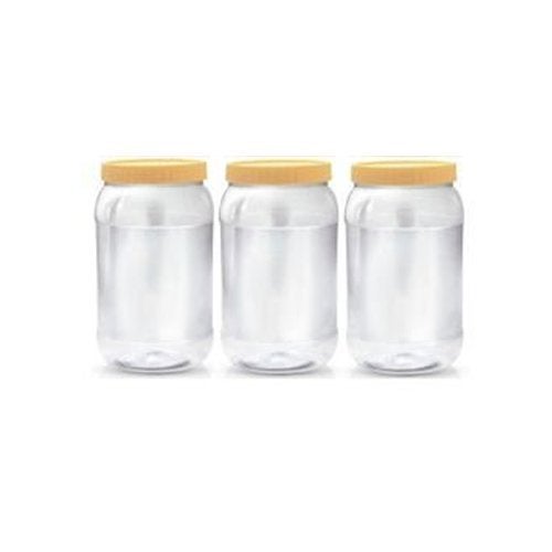 Sunpet Plastic Container - 4000 ml, 3 Pieces, Transparent - Image 3
