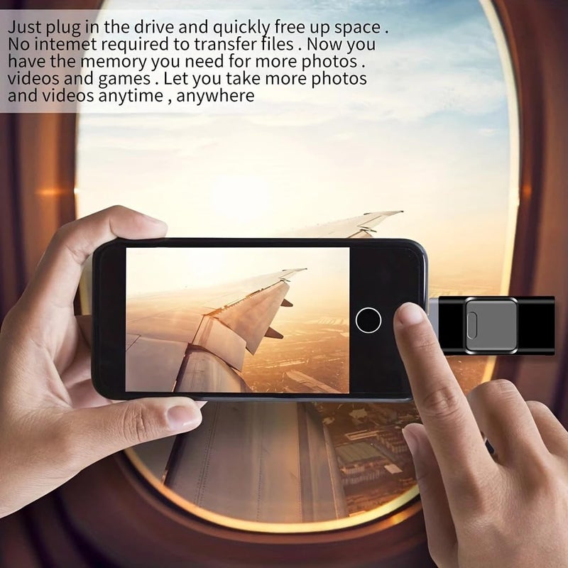 MySouq-Store USB Flash Drive High Speed Sticks External Storage Pen Drive For Phone and Android PC Copy Photo Videos Files (Random Color May Apply) (Black, 32 GB) - Image 5