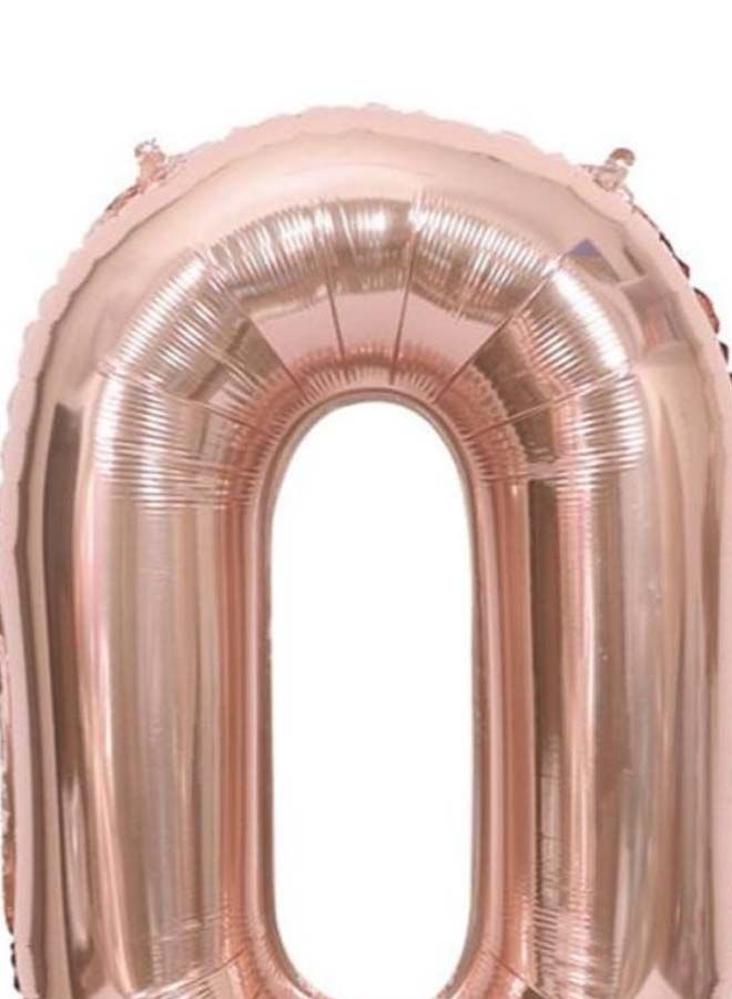 NIBEMINENT Birthday Party Decoration Zero Number Inflatable Balloon 40inch - Image 2