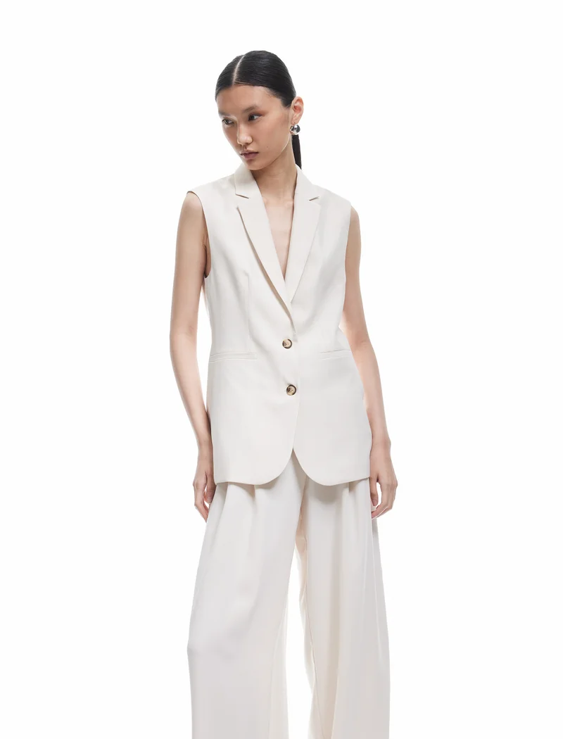 KOTON Long Blazer Vest