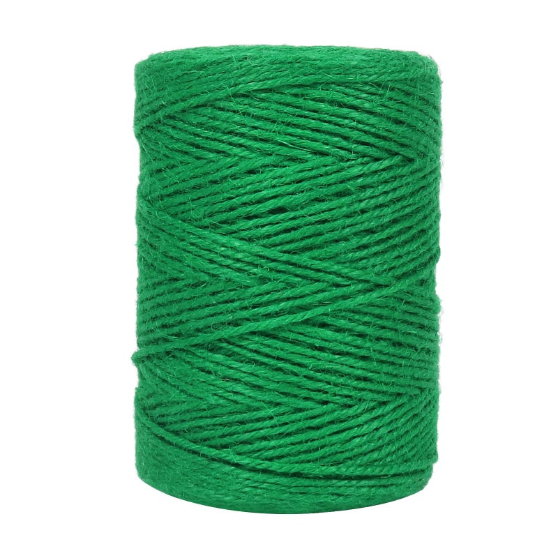 Tenn Well Garden Twine 656 Feet 2mm Green Jute Twine for Gardening Plant Ties for Climbing Plants Tomatoes Vegetables Crafts