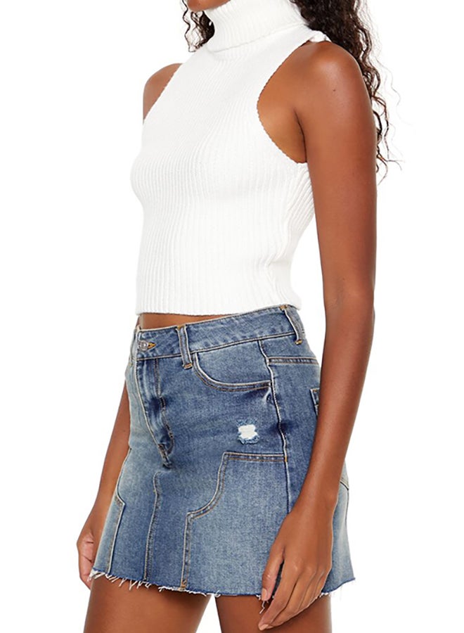 FOREVER 21 Turtleneck Sweater-Knit Tank Top  - Image 2