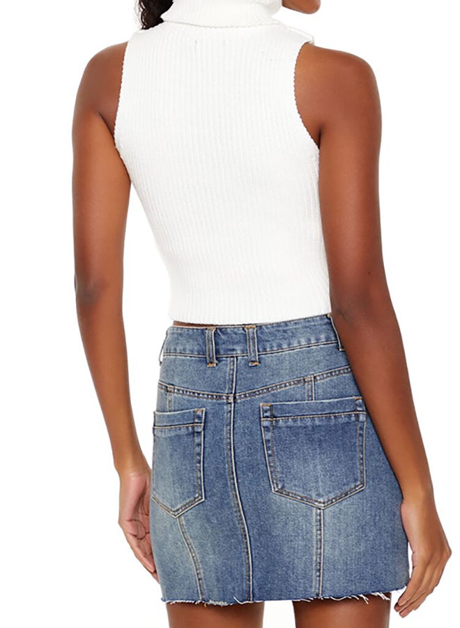 FOREVER 21 Turtleneck Sweater-Knit Tank Top  - Image 3
