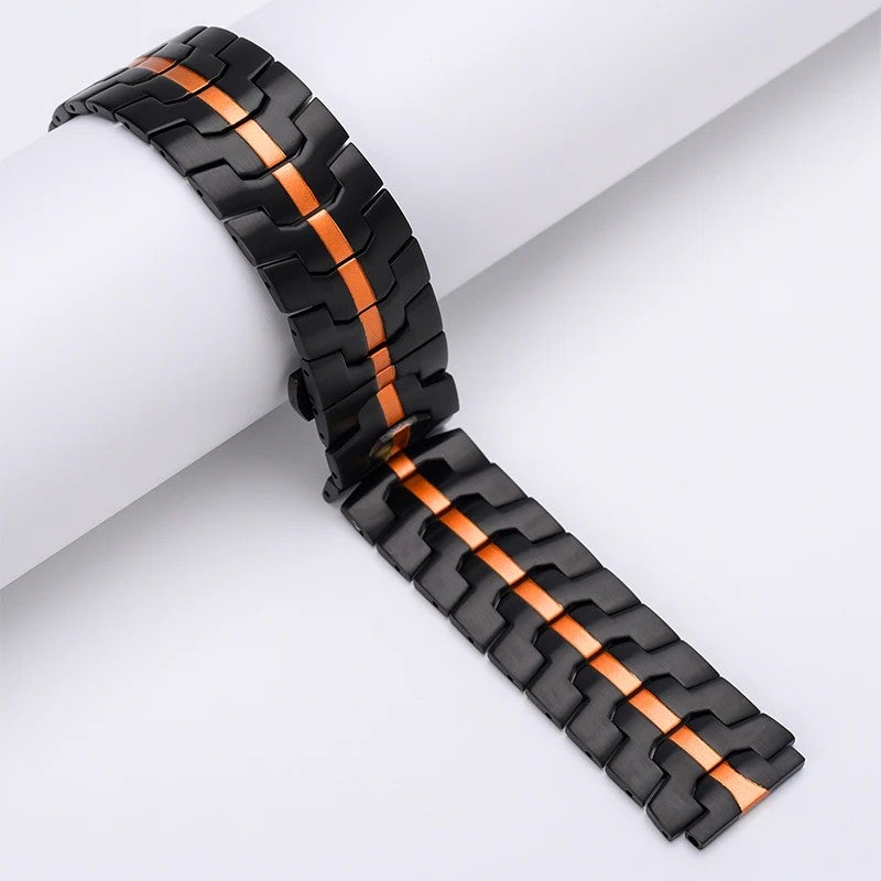 Bluejw Eraysun Chic Stainless Steel Watch Band for Samsung Watch - 20mm 22mm Replacement Strap - Image 1