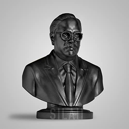 SILAII Dr. B. R. Ambedkar Sculpture – 5 Inch, Matte Black Finish | Perfect for Home Decor, Office Desk, Study Table & Gifting - Image 5