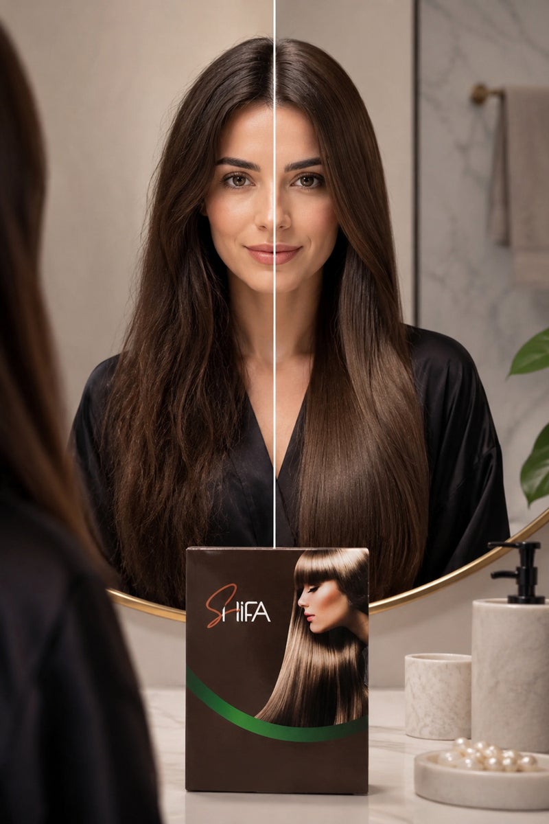 SHIFA Hair Dey Shampoo With Long-Lasting Natural Ingredients | Brown - 30 Ml - Image 5