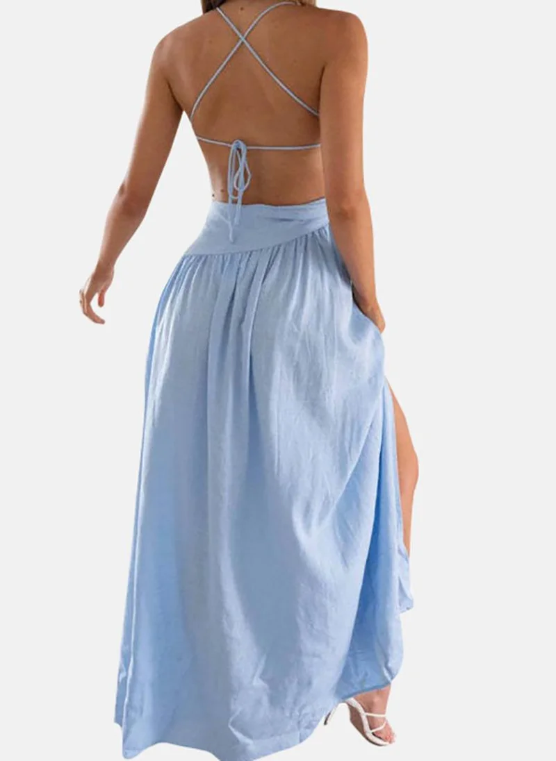 YUNIQEE Asymmetric Slit Dress