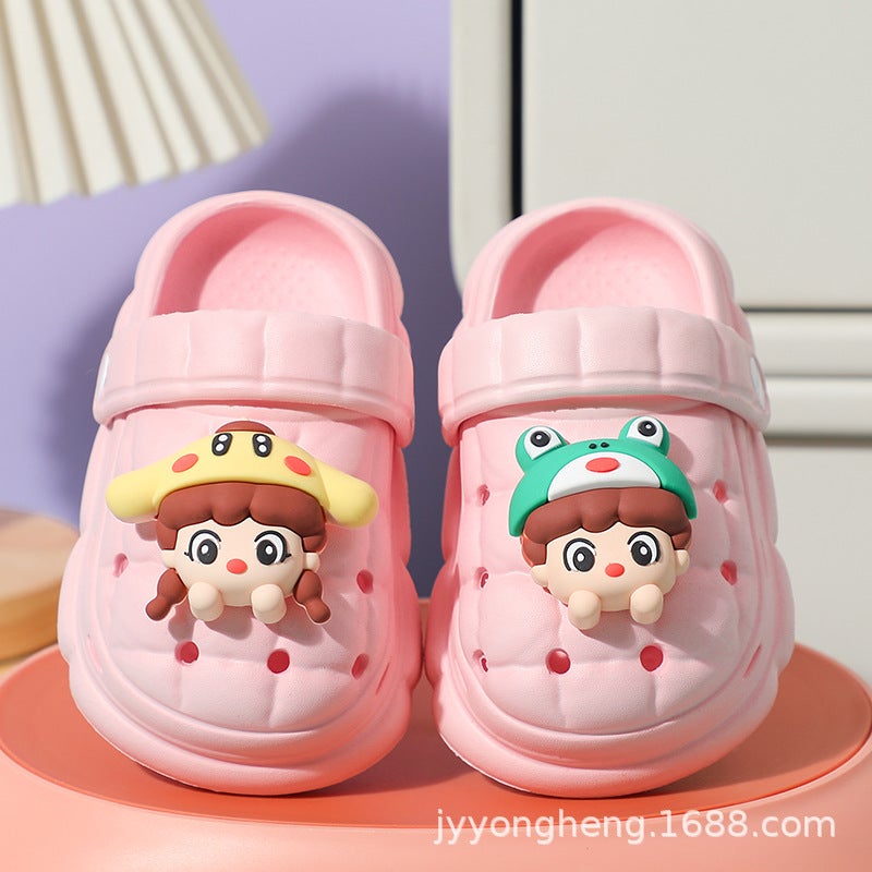 Baby Sandals Boys And Girls Soft Soles 1-9 Years Old Toddler Eva Hole Shoes Children'S Toe Shoes - Image 2