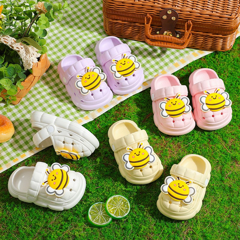 Baby Sandals Boys And Girls Soft Soles 1-9 Years Old Toddler Eva Hole Shoes Children'S Toe Shoes - Image 5