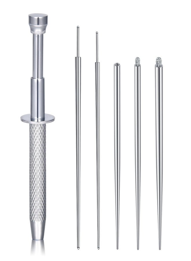 D.Bella 16G 18G Piercing Taper Ball Grabber Stainless Steel Flat Back Earring Applicator Tool Threadless Insertion Pin for Tragus Cartilage Helix Lip Piercing Jewelry Body Piercing Stretching Kit - Image 1