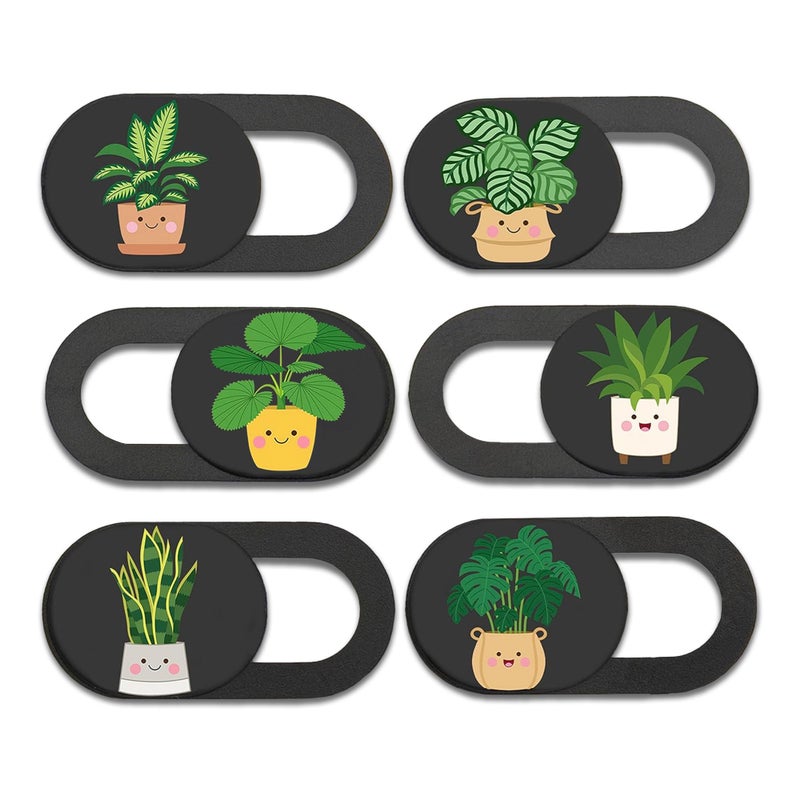 MESMOS 6pk Laptop Camera Cover Slide Cute, Laptop Accessories, Phone & Computer Camera Webcam Cover Slide, Web Cam Privacy Blocker (Small) - Image 1