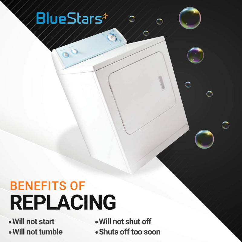 BlueStars Ultra Durable 3406105 Dryer Door Switch - Compatible with Kenmore Whirlpool KitchenAid 11060012000 11060022010 11060232000 3LER5436EQ0 3LGR5436EQ0 7MBPS8843MQ0 - Image 3