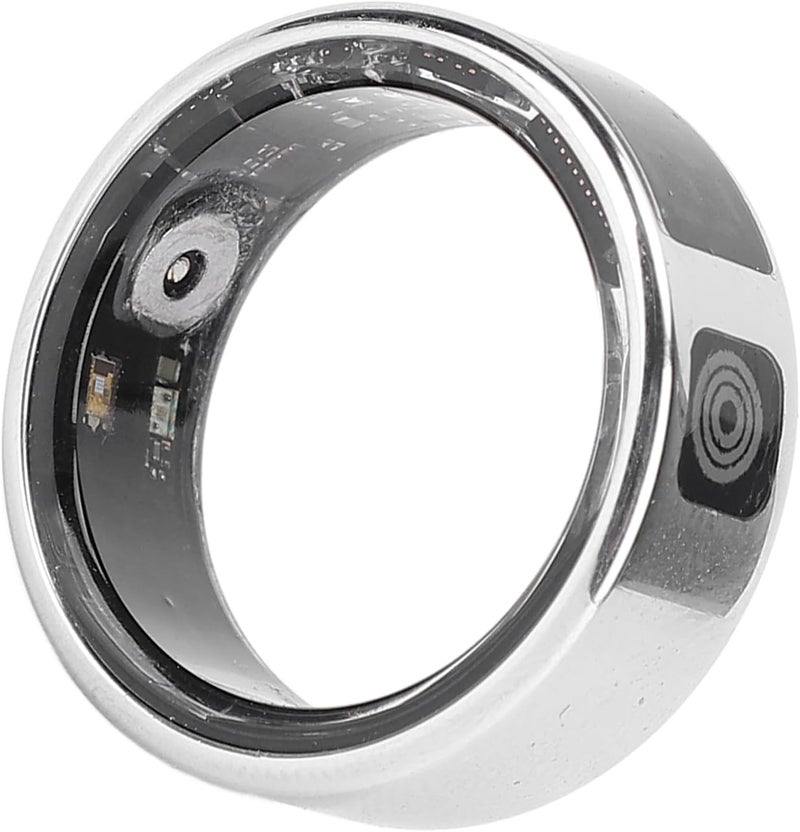 Yunseity Smart Health Ring, IP68 Fitness Tracker Ring, Sleep Tracking Touch Screen Wearable Fitness Tracker Exercise Redord Steps with APP Charging Case for Men Women (11) - Image 1