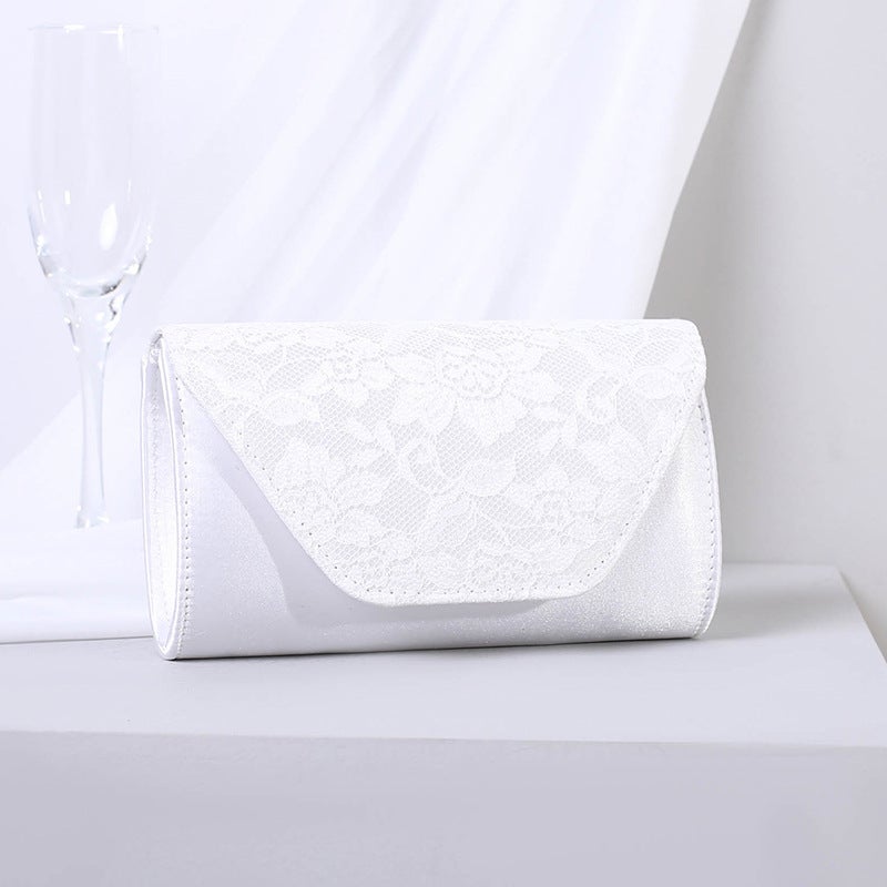 Evening Bag Water-Soluble Lace Envelope Bag Banquet Evening Bag Clutch Bag Fashionable Women'S Bag - Image 1