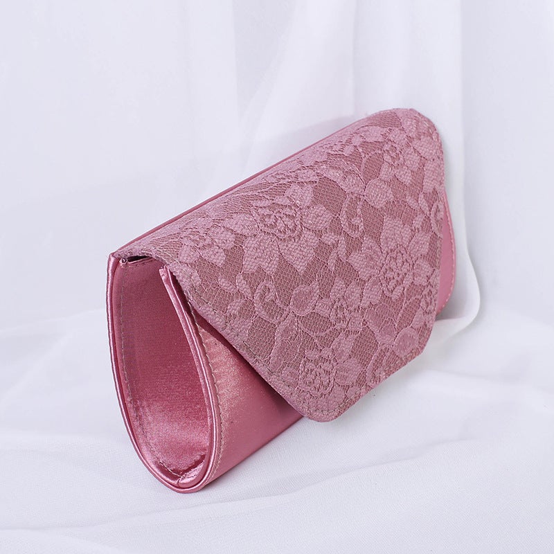 Evening Bag Water-Soluble Lace Envelope Bag Banquet Evening Bag Clutch Bag Fashionable Women'S Bag - Image 3