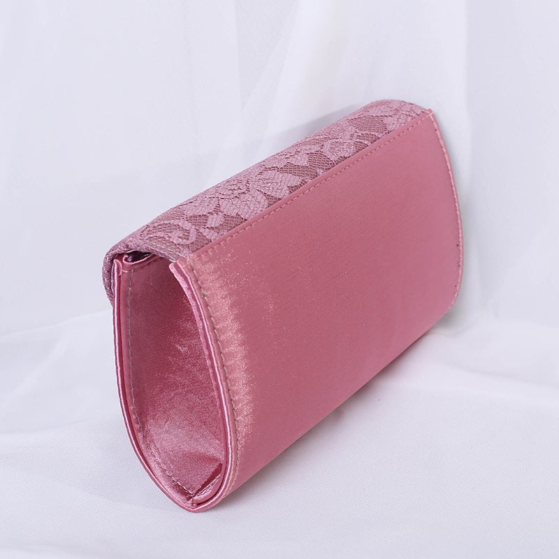 Evening Bag Water-Soluble Lace Envelope Bag Banquet Evening Bag Clutch Bag Fashionable Women'S Bag - Image 4