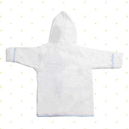 Spasilk 100% Cotton Hooded Terry Bathrobe with Booties — Baby Girl Gifts — Baby Boy Gifts —One Size — Shower Gift - Image 3