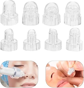 Beaupretty Plastic Hydro Dermabrasions Microdermas Heads 8pcs Water Oxygen Facial Machine Tips Replacement Tips Head Facial Machine Accessories - Image 3